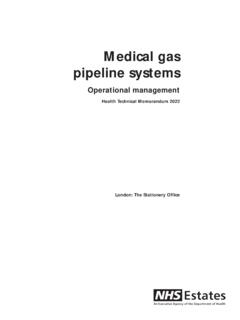 Medical gas pipeline systems