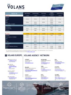VOLANS EUROPE VOLANS AGENCY NETWORK