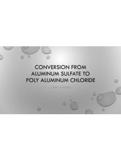 Conversion from aluminum sulfate to poly aluminum chloride