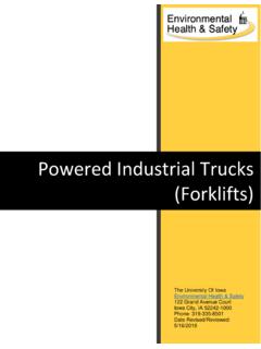 Powered Industrial Trucks (Forklifts) - ehs.research.uiowa.edu