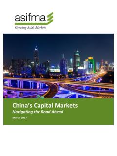 China’s Capital Markets - ASIFMA