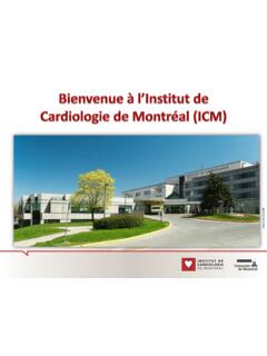 Bienvenue &#224; l’Institut de Cardiologie de Montr&#233;al (ICM)