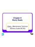 Chapter 8 Slurry Seals - California Department of ...