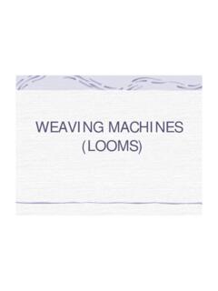 WEAVING MACHINES (LOOMS) - QQM