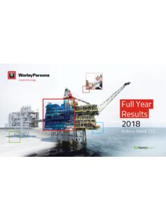 Full Year Results 2018 - worleyparsons.com