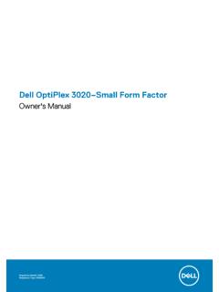 Dell OptiPlex 3020 Small Form Factor