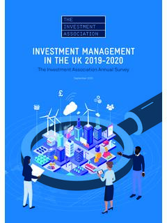 INVESTMENT MANAGEMENT IN THE UK 2019-2020