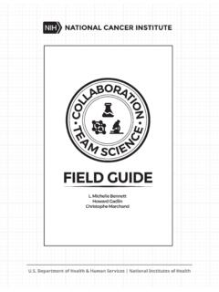 Collaboration and Team Science Field Guide