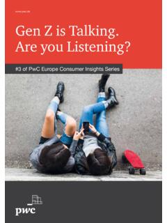 www.pwc.de Gen Z is Talking. Are you Listening?