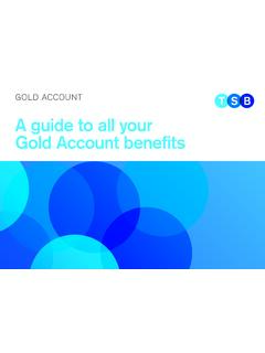 A guide to all your Gold Account benefits