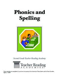 Phonics and Spelling - Building RTI
