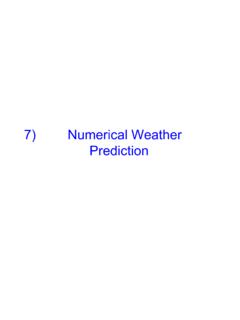 7) Numerical Weather Prediction - Colorado State University