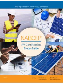 PV Certification - NABCEP
