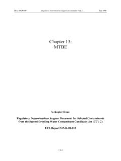 Chapter 13: MTBE