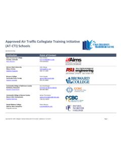 Approved Air Traffic Collegiate Training Initiative (AT ...