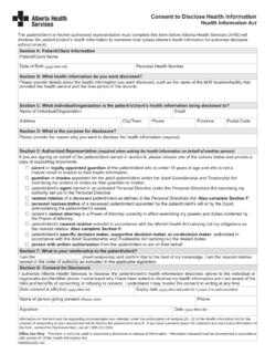 Consent to Disclose Health Information Form