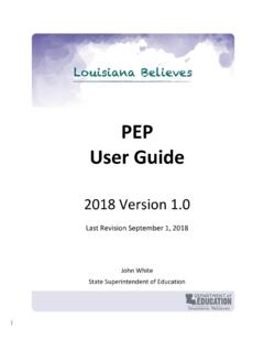 PEP User Guide