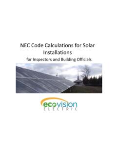 NEC Code Calculations for Solar Installations - iccsafe.org