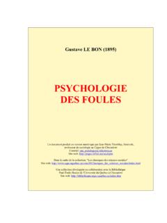 Psychologie des foules - Psychaanalyse
