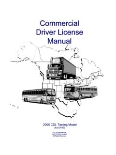 Commercial Driver License Manual - ALEA