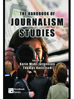 The Handbook of Journalism Studies - Kerala Media Academy