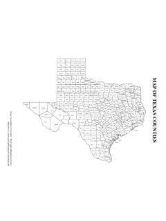 MAP OF TEXAS COUNTIES - County Map
