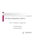 All About Regulatory Affairs - Granzer
