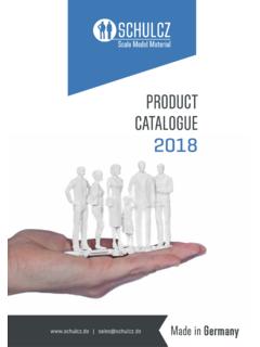 PRODUCT CATALOGUE - Schulcz
