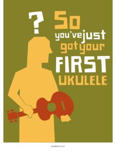 So You’ve Just Got Your First Ukulele