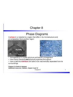 Chapter 8 Phase Diagrams - University of Western Ontario
