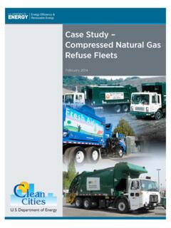 Case Study - Compressed Natural Gas Refuse Fleets