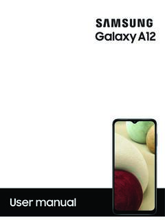 Samsung Galaxy A12 A125 User Manual