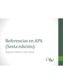 Referencias en APA (Sexta edici&#243;n) - ponce.inter.edu