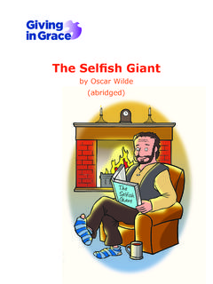 The Selfish Giant - givingingrace.org