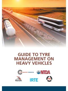 GUIDE TO TYRE MANAGEMENT ON HEAVY VEHICLES