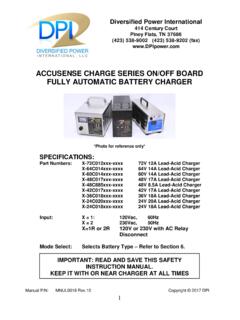 ACCUSENSE CHARGE SERIES ON/OFF BOARD FULLY …