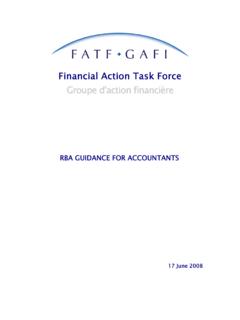 Financial Action Task Force Groupe d'action financi&#232;re