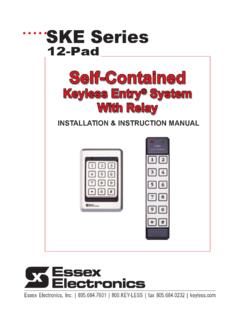SKE Series - Essex Electronics