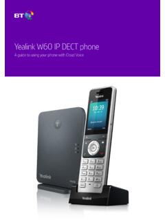 Yealink W60 IP DECT phone - BT