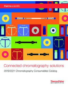 Connected chromatography solutions