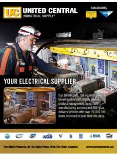 YOUR ELECTRICAL SUPPLIER - United Central …