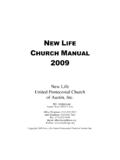 New Life Church Manual 2009