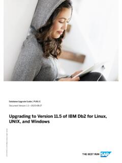 Upgrading to Version 11.5 of IBM Db2 for Linux, UNIX, and …