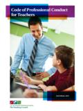 Code of Professional Conduct for Teachers - …
