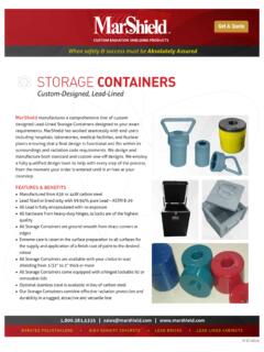 STORAGE CONTAINERS - MarShield