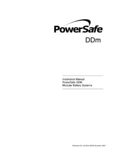US-DDm-IM-003 Power Safe.DDM Rev. 11-03 - EMEA