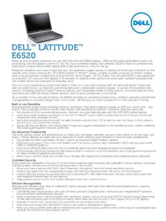 DELL LATITUDE E6520 - Dell United States