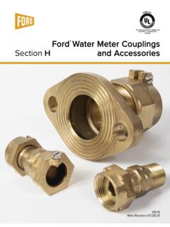 Ford&#174; Water Meter Coupling - Catalog Section H