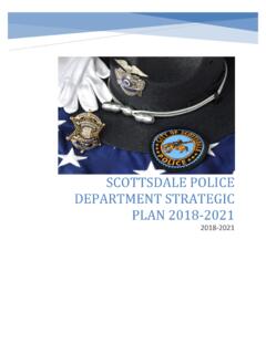 Scottsdale Police Department Strategic Plan 2018-2021