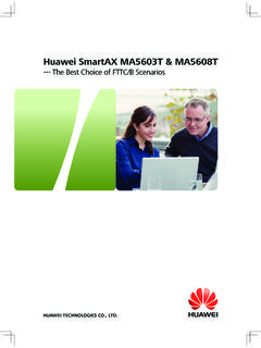 Huawei SmartAX MA5603T &amp; MA5608T - …